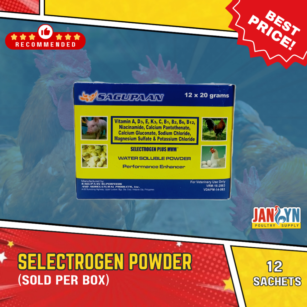 Selectrogen Water Soluble Powder Box - 20 grams x 12 Sachet | Shopee ...