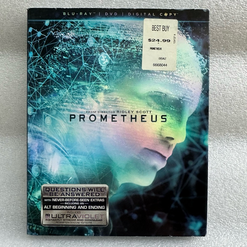 Prometheus Blu-ray Movie (Sealed And New) | Shopee Malaysia