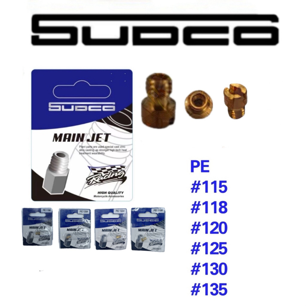 SUDCO Carburator nozzle Jettings MAIN JET PE (ROUND slide) | Shopee ...