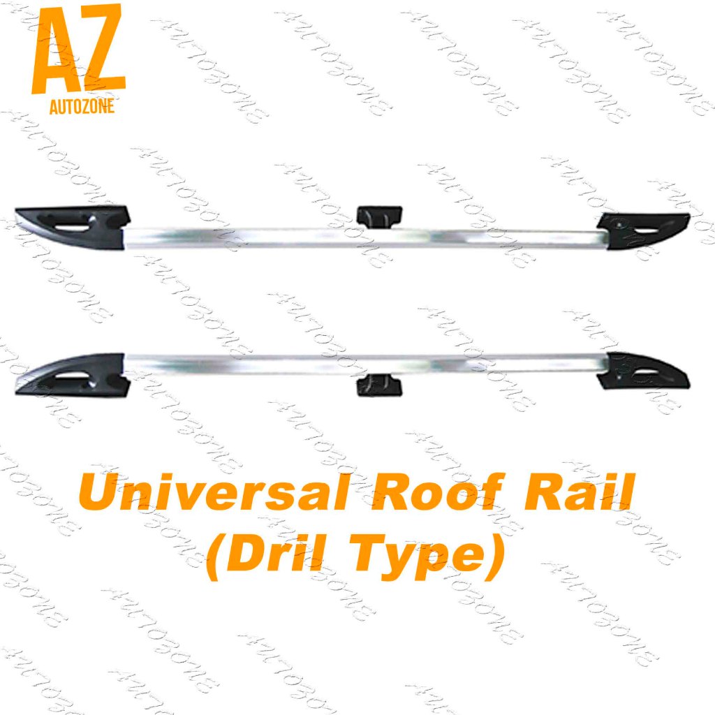 Universal Roof Rail Drill Type Installation (Silver) | Shopee Malaysia
