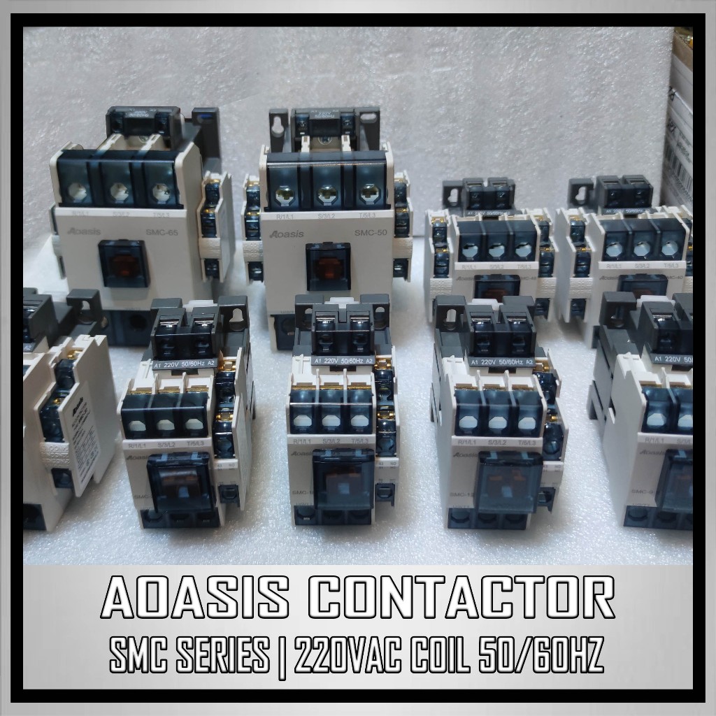 AOASIS CONTACTOR SMC SERIES | 220VAC 9A TO 65A | VAT INCLUDED PRICES ...