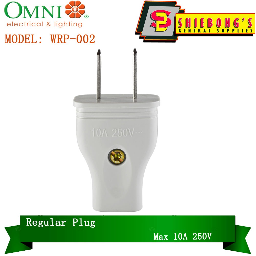 Omni Electric Regular Plug High Quality WRP-002 I Shiebongs | Shopee ...
