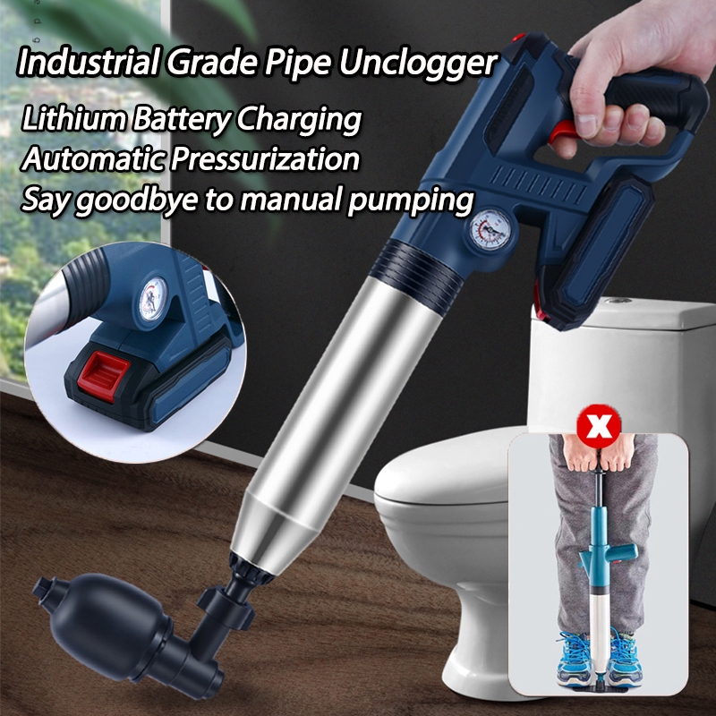 MODOFO Toilet Plunger, Drain Unblocker Powerful Manual Pneumatic Dredge ...