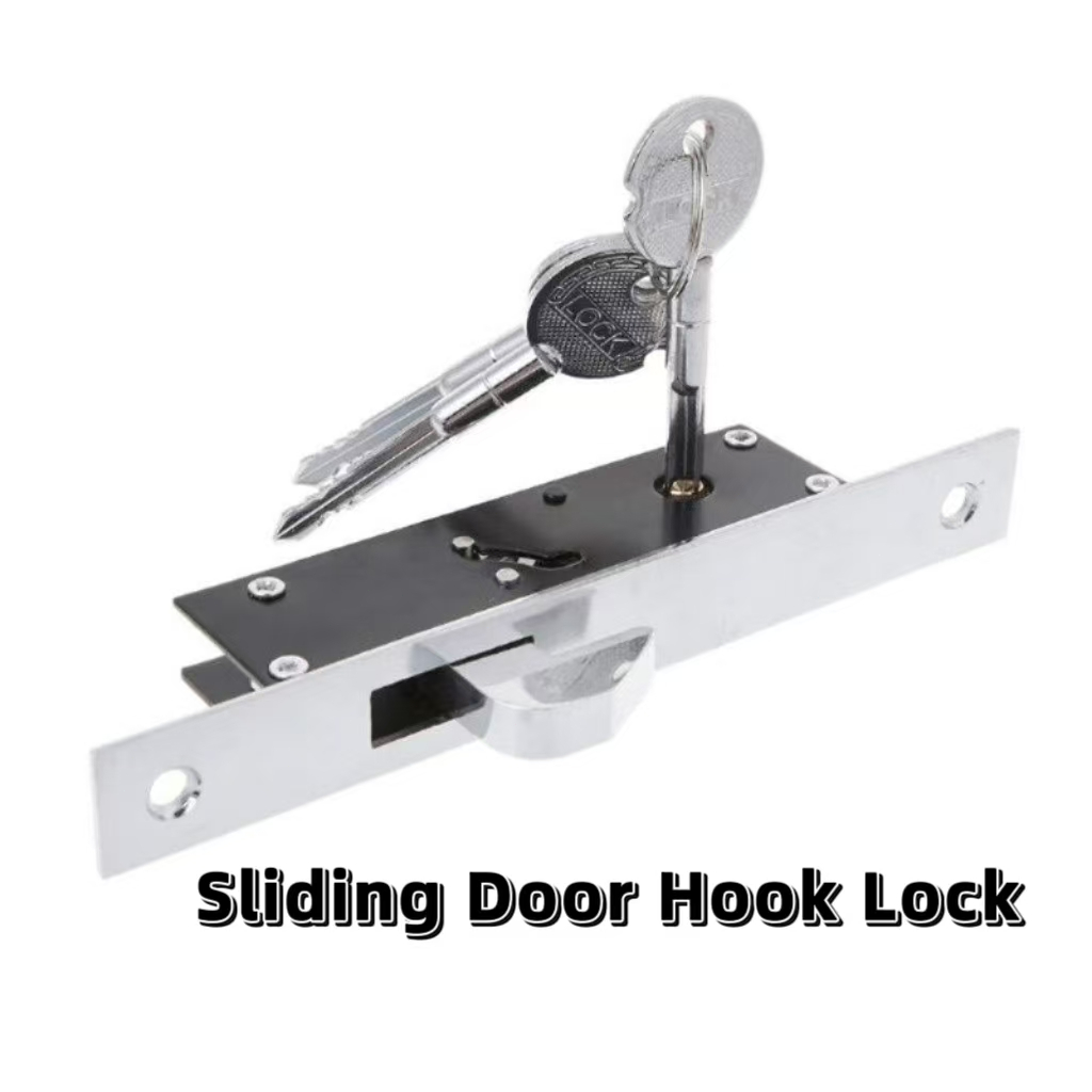 Stainless Steel Facing Sliding Door Lock Cross Key Lock Aluminum Alloy ...