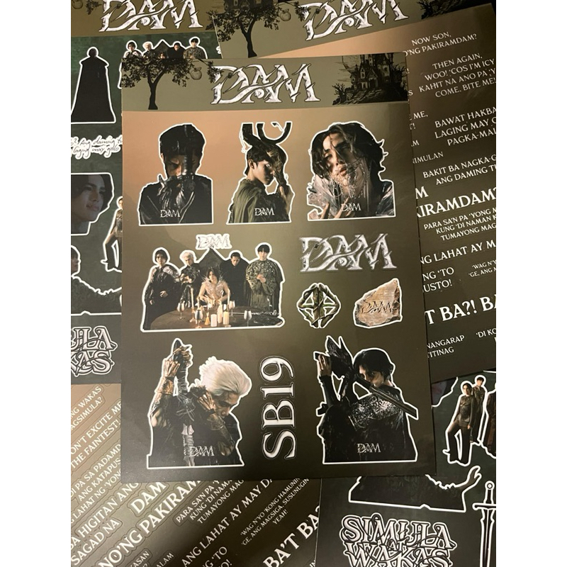 SB19 DAM Simula at Wakas Vinyl Sticker Sheet | Shopee Malaysia