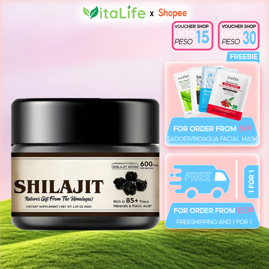 Shilajit Pure Himalayan Organic Shilajit Resin, Maximum Potency Natural ...