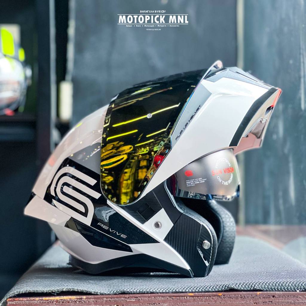 SEC REVIVE MODULAR | DUAL VISOR (LENS MAY VAREY) | Shopee Malaysia