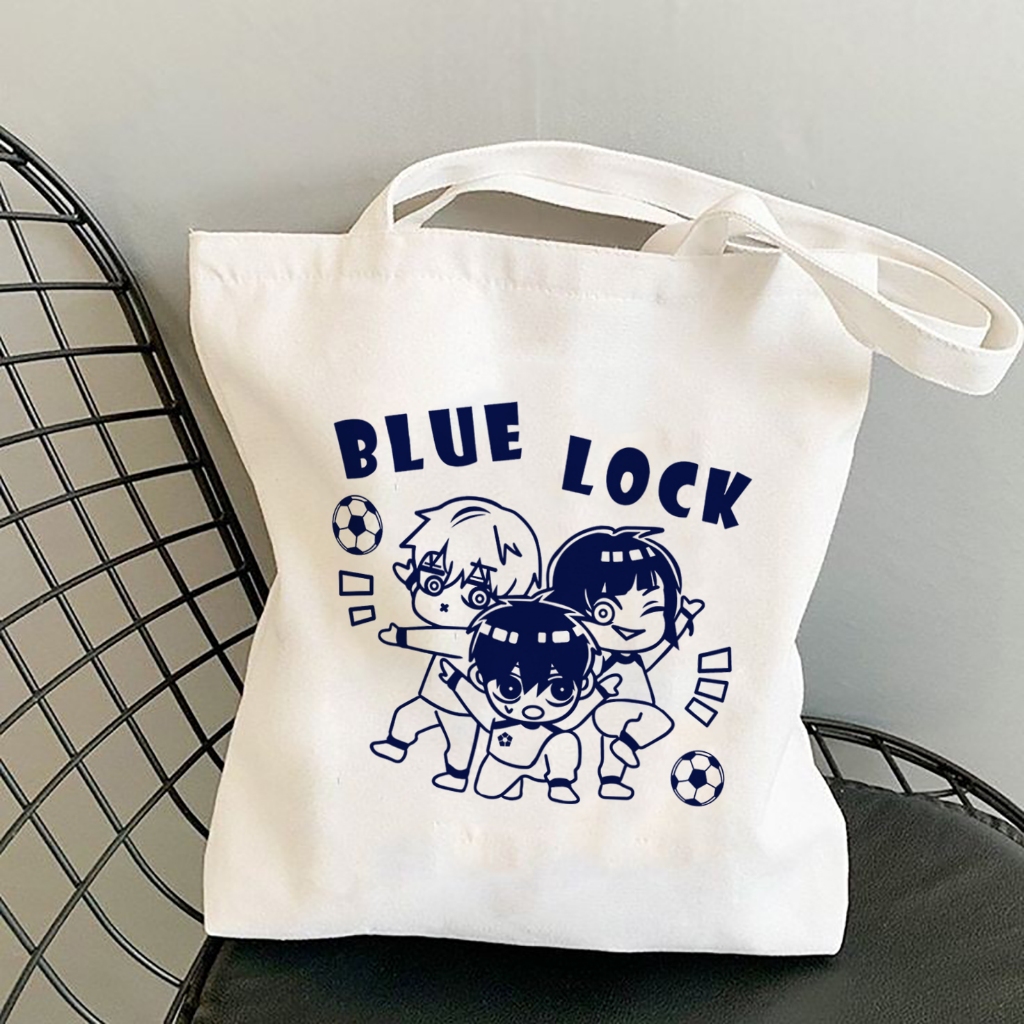 LAZKTEES Anime Tote Bags Blue Lock Isagi Bachira Seishiro Hyoma Daily ...