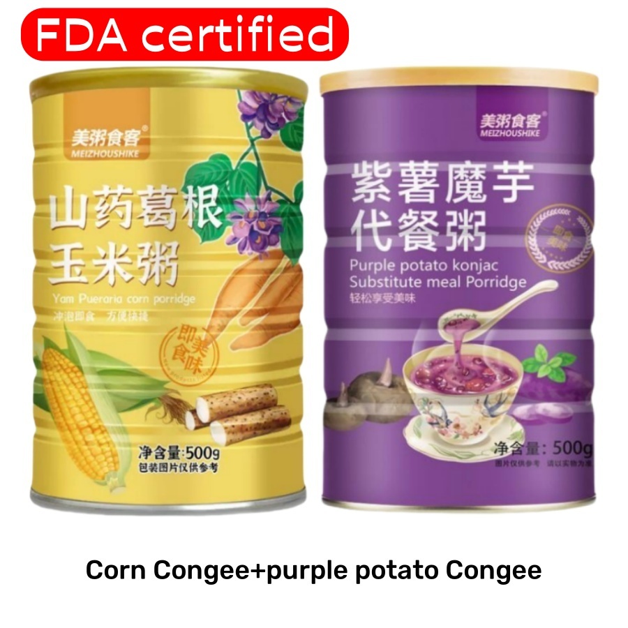 instant yam polenta Corn Congee Nutritional breakfast Healthy meal