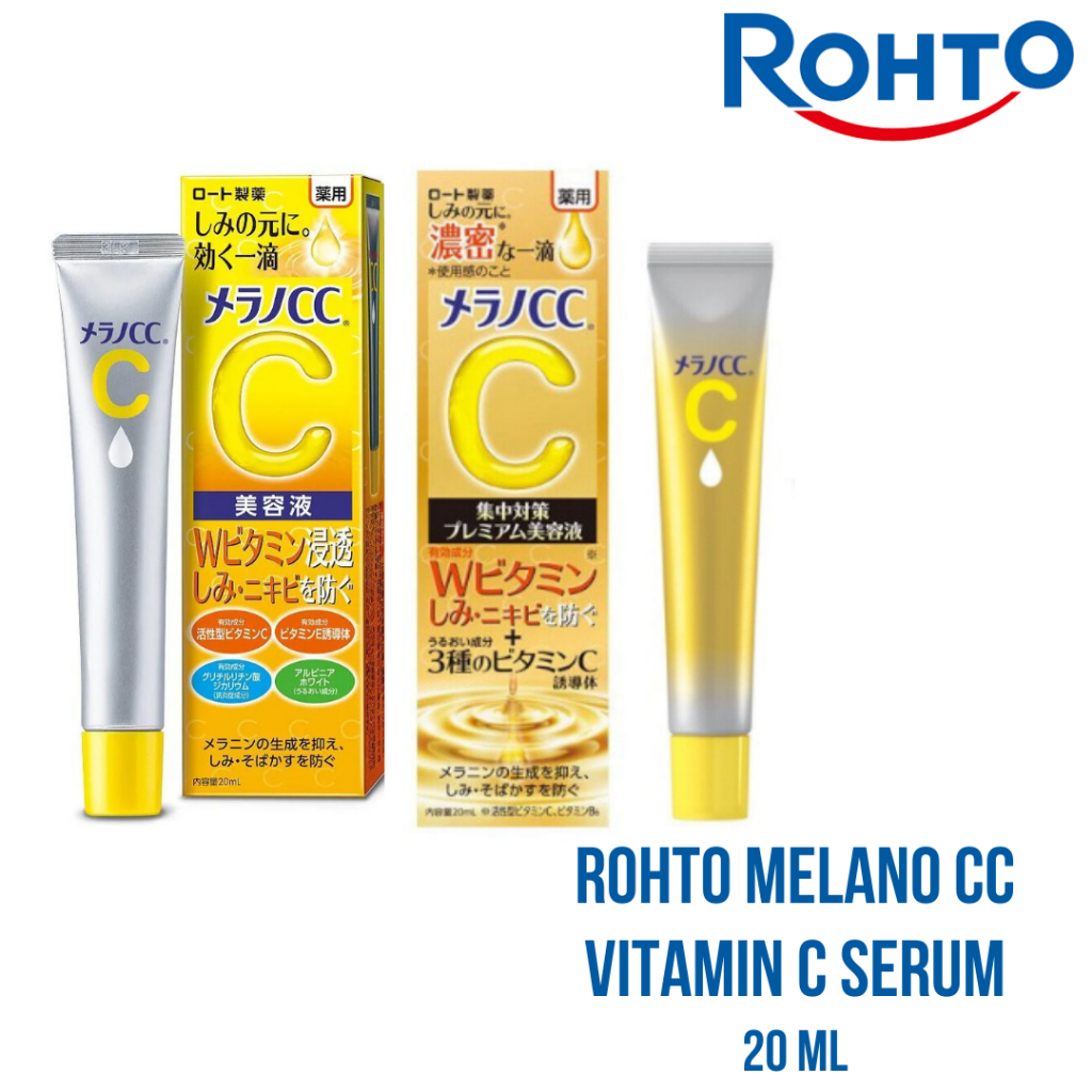 Japan's Authentic Rohto Melano CC Vitamin C Serum 20 ml (Intensive Anti ...