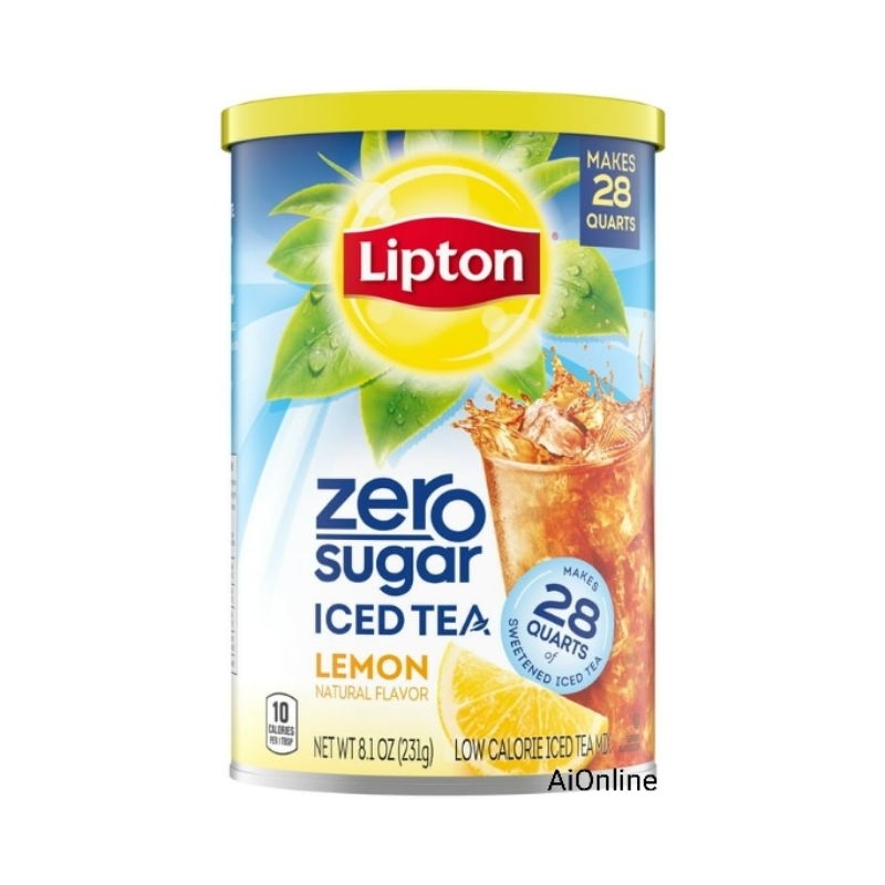 LIPTON ZERO Sugar Iced Tea Mix Lemon 28 Quarts Shopee Malaysia