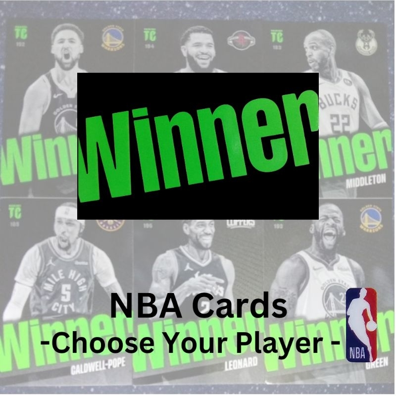 WINNER NBA Cards (Choose Your Player!) | Shopee Malaysia