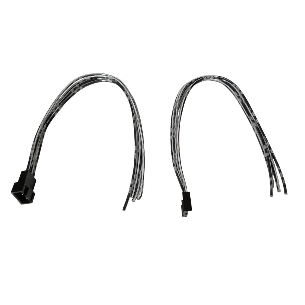 TEAM PC PWM 4-PIN FAN EXTENSION POWER CABLE CONNECTOR to OPEN WIRE, 0. ...
