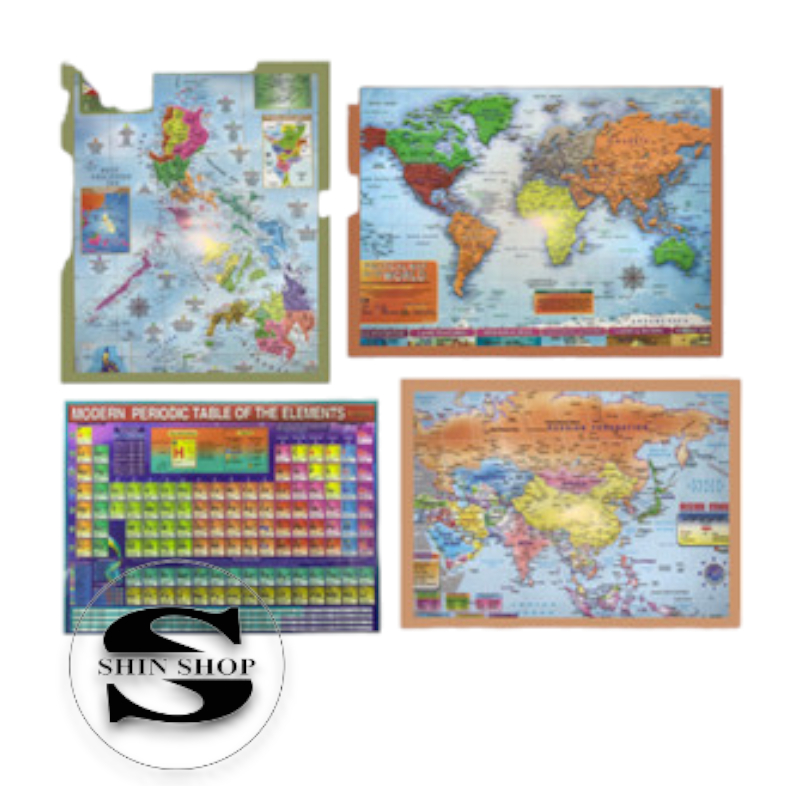 Shin Shop_Political Map of the World / Map of Asia / Philippines Map ...