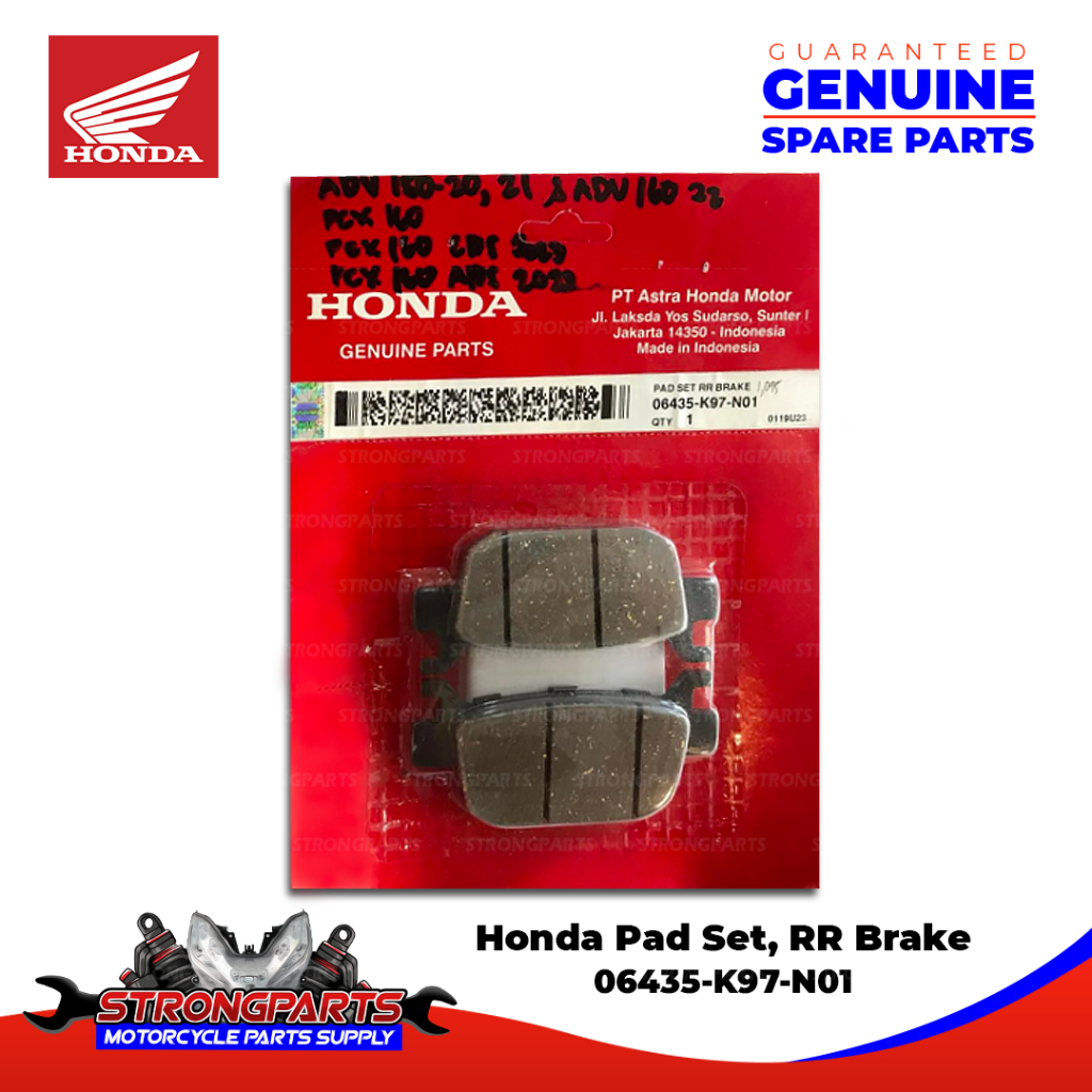 Honda Pad Set, RR Brake 06435-K97-N01 | Shopee Malaysia
