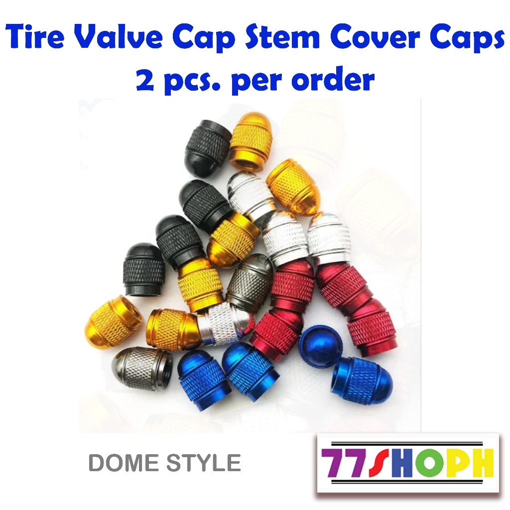 Tire Valve Cap Wheel Tire Valve Stems Caps Dome | Shopee Malaysia
