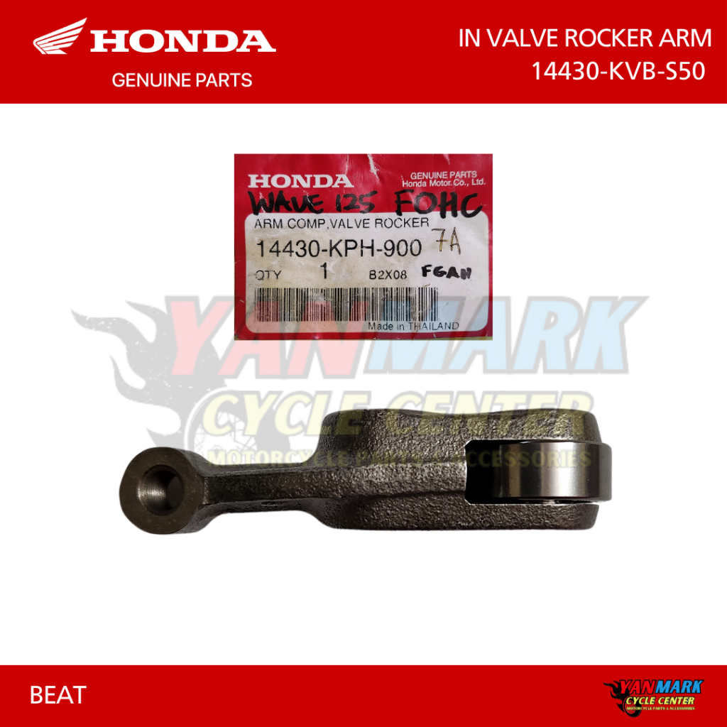 HONDA - IN VALVE ROCKER ARM - BEAT | WAVE RSX | ZOOMER X - 14430-KVB ...