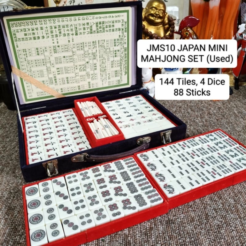 JMS10 JAPANESE MINI MAHJONG GAME SET (USED) • JAPAN SURPLUS | Shopee ...