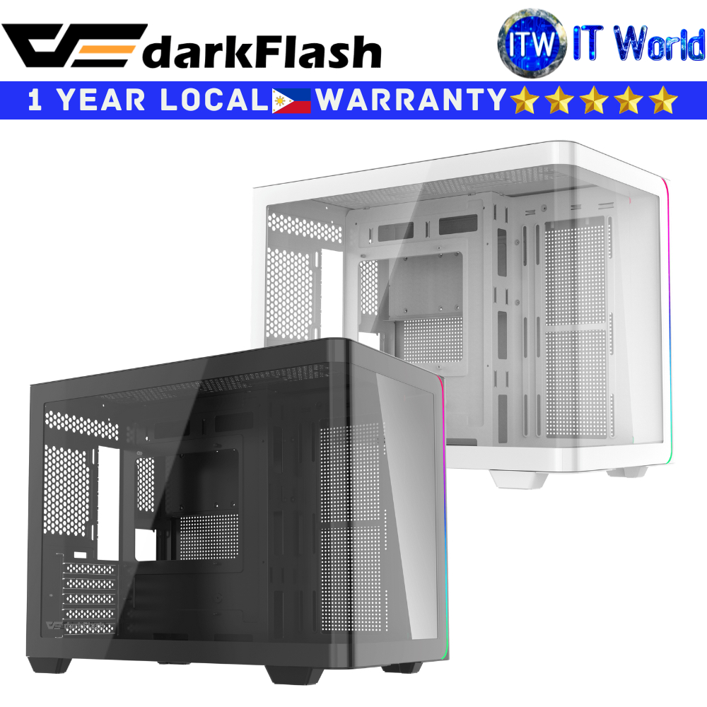 Itw | Darkflash Computer PC Case L285M M-ATX ARGB LED Strip Luxury ...