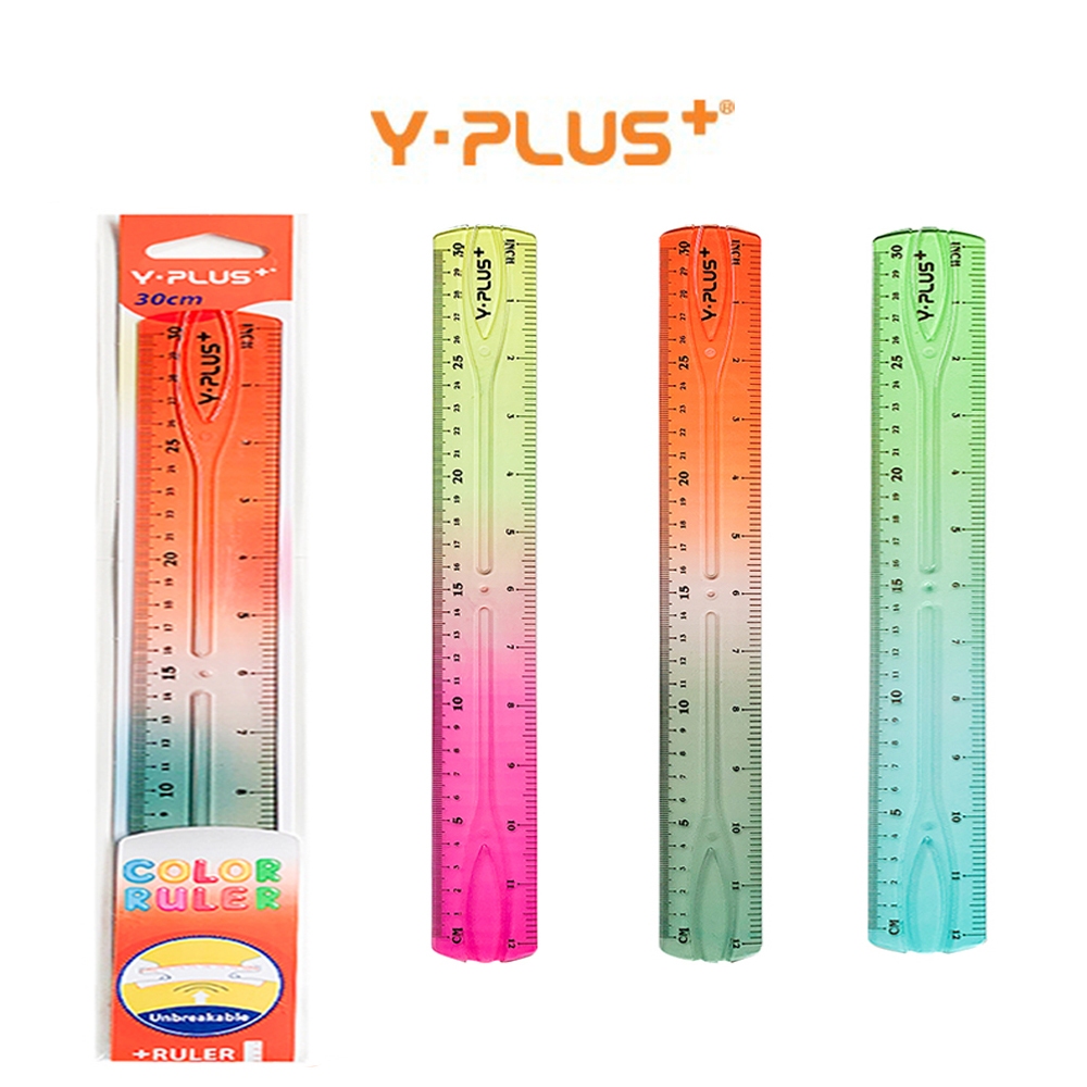 YPLUS 1 Piece Unbreakable Color Ruler 30cm | Shopee Malaysia