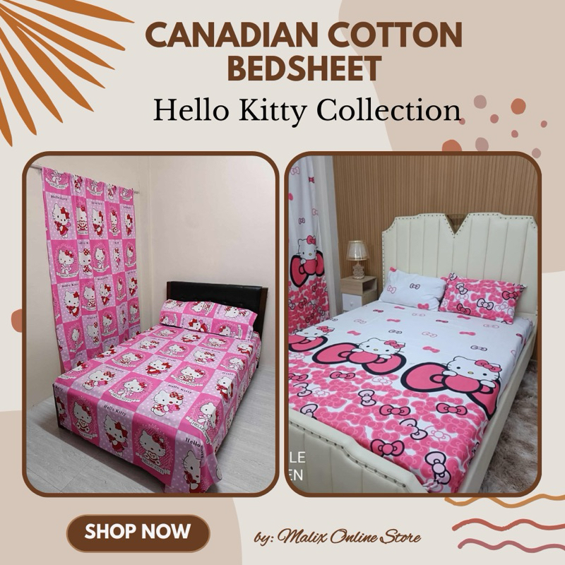 Hello Kitty Unicorn Character Design 3 in 1 Canadian Cotton Bedsheet ...
