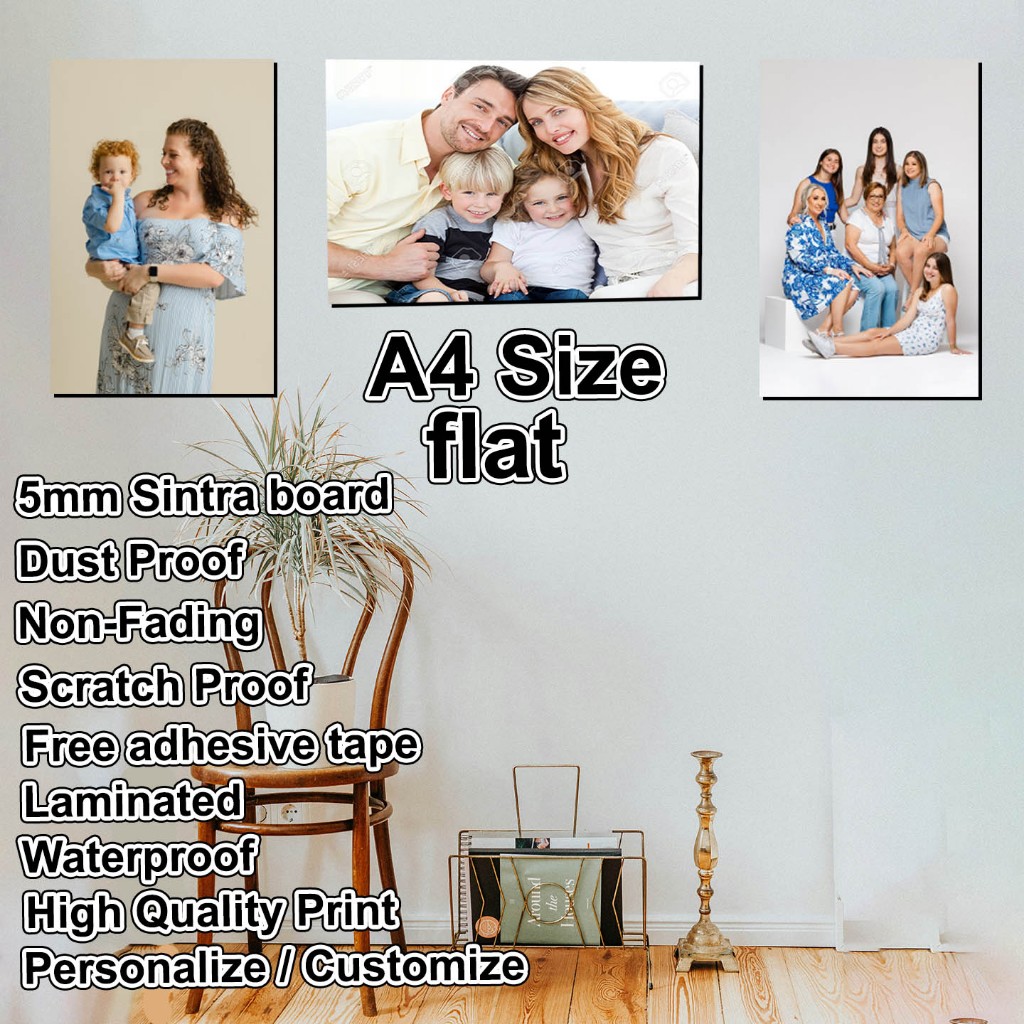 PERSONALIZED AND CUSTOMIZED SINTRA BOARD PHOTO TILE A4 SIZE HIGH ...