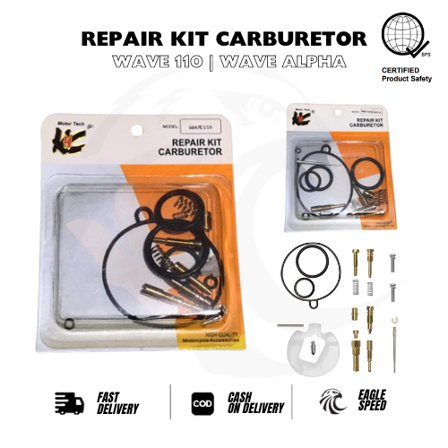 【EAGLE SPEED】KHC REPAIR KIT CARBURETOR WAVE110 XRM110 | WAVE ALPHA ...