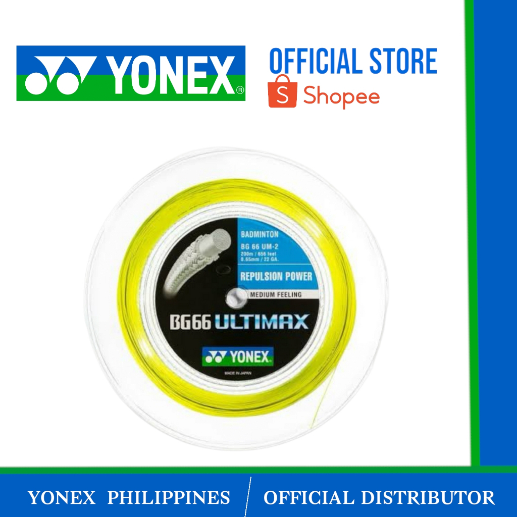 Yonex BG 66 ULTIMAX Badminton Strings (PRE-CUT STRING FOR 1 RACQUET- NO ...