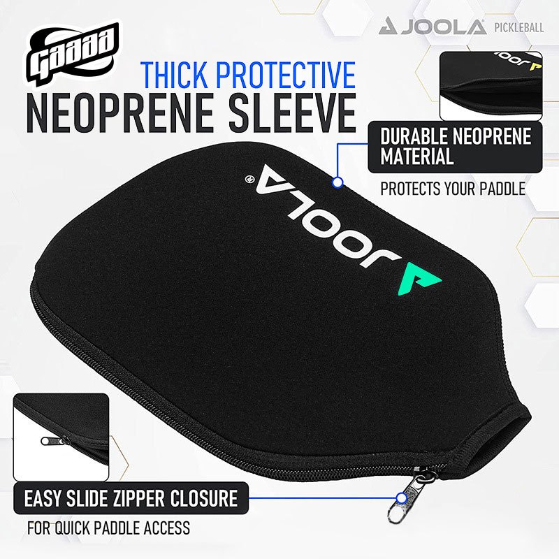 Buy Joola Elongated Pickleball Paddle Cover - Neoprene Sleeve Ben Johns Hyperion and Long Pickleball Paddles - 11.25 Paddle Cover, Black Online at Low Prices in India