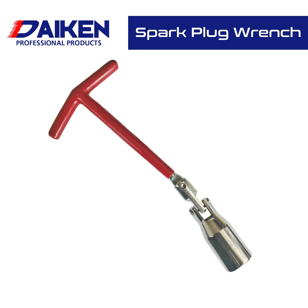 KS TOOLS T-Handle Spark Plug Spanner With Joint - 21mm, Alloy Steel, Interchangeable Head
