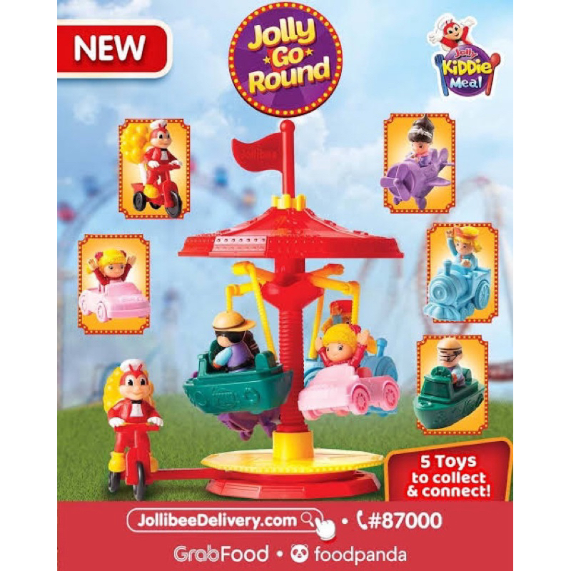 Jollibee Jolly Go Round “Jollibee Toys Jolly Go Round” | Shopee Malaysia