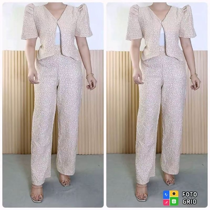 FILIPINIANA TERNO PANTS FIT LARGE TO XL TRENDING OUTFIT | Shopee Malaysia
