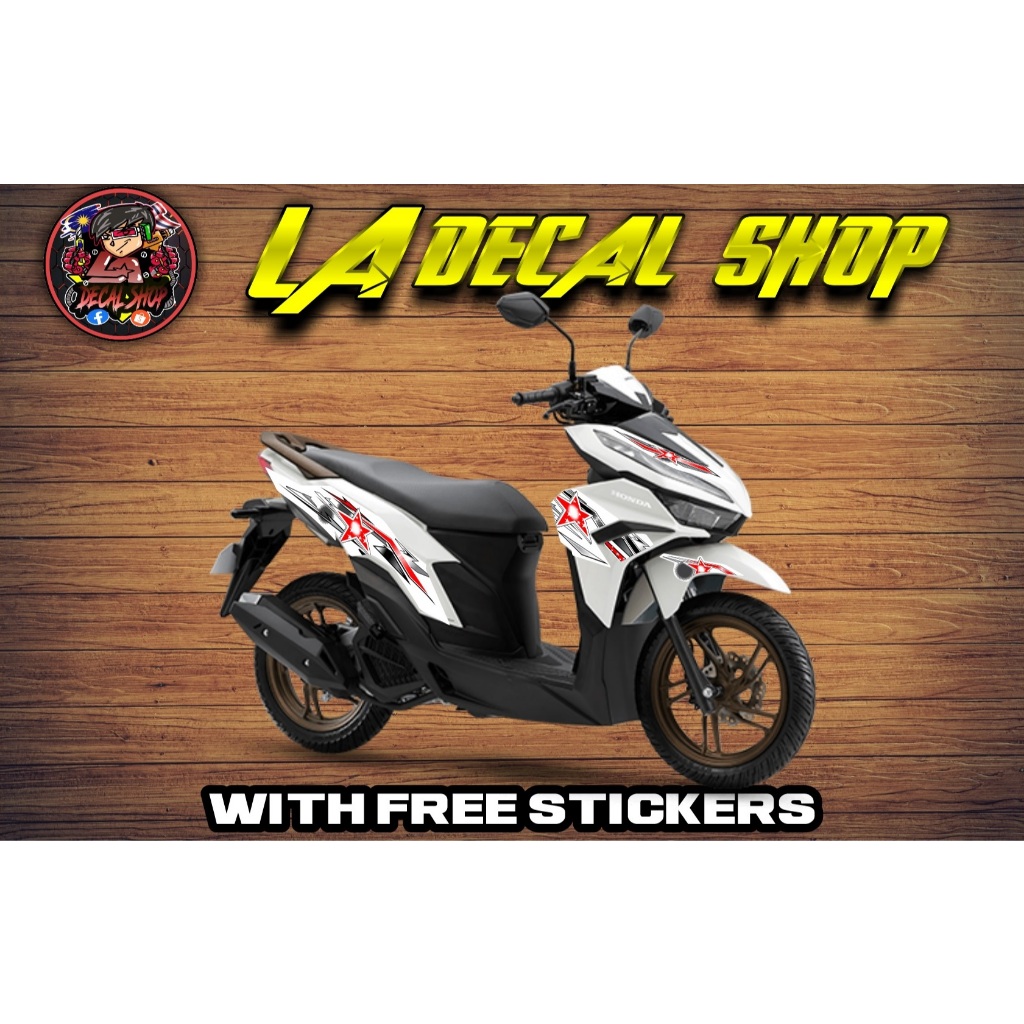 Star Edition Click 125 version 3 decal - striping sticker l.a decal ...