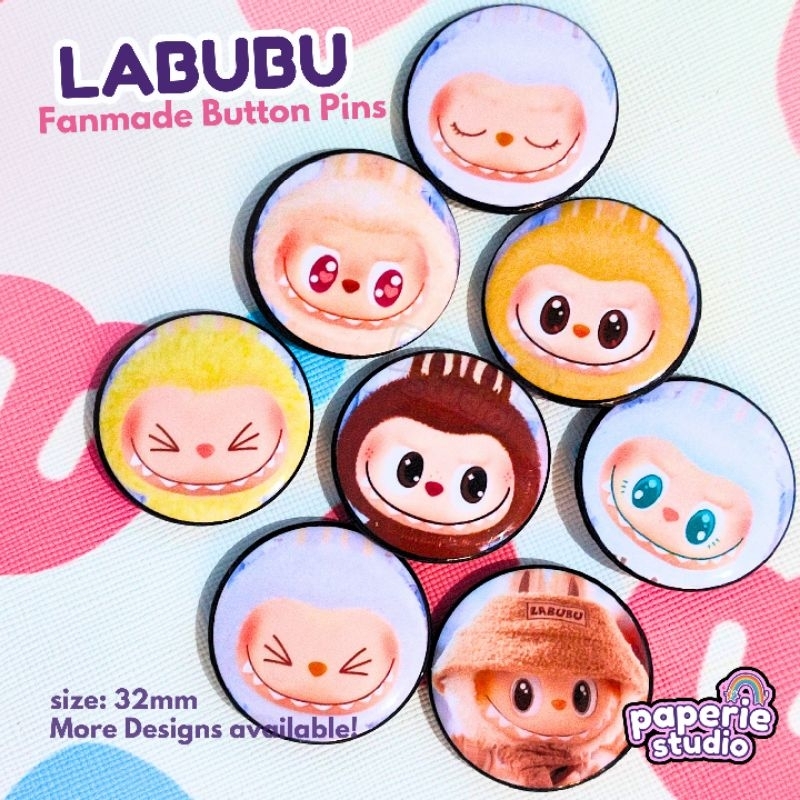 15pcs Labubu Pins Fanmade for Giveaways/Freebies/Birthday/Halloween ...