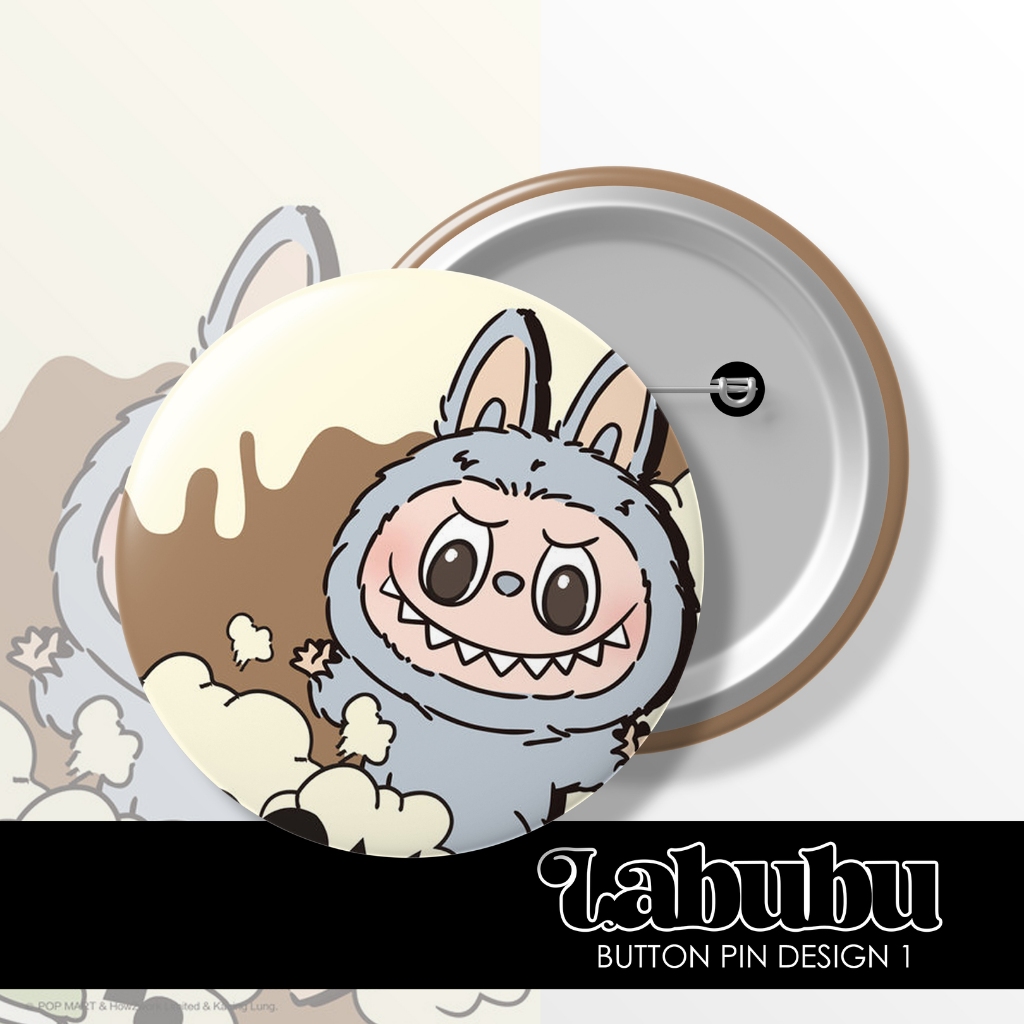 Labubu inspired button pin | Shopee Malaysia
