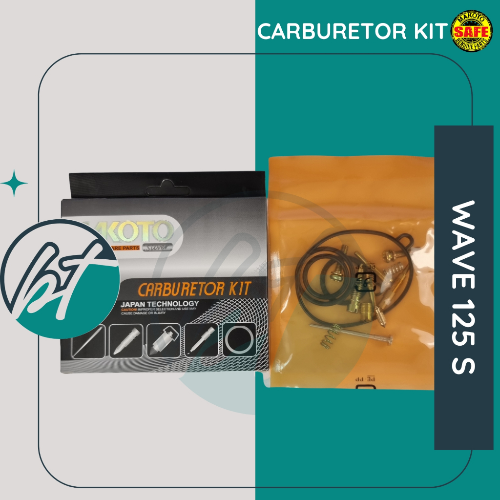 Makoto Silver | Carburetor Repair Kit | WAVE 125 S | Shopee Malaysia