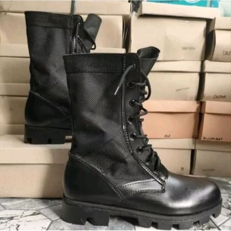 Combat shoes for ROTC CAT SECURITY GUARD | Shopee Malaysia
