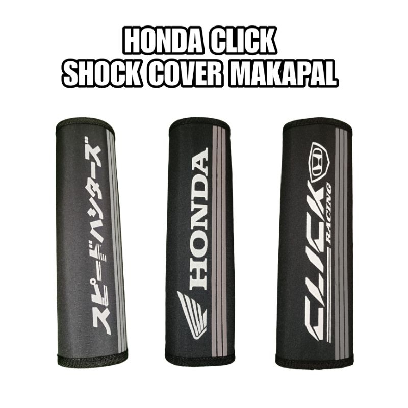 HONDA CLICK SHOCK COVER WATER PROOF MAKAPAL DUST PROOF AND HEAT PROOF ...