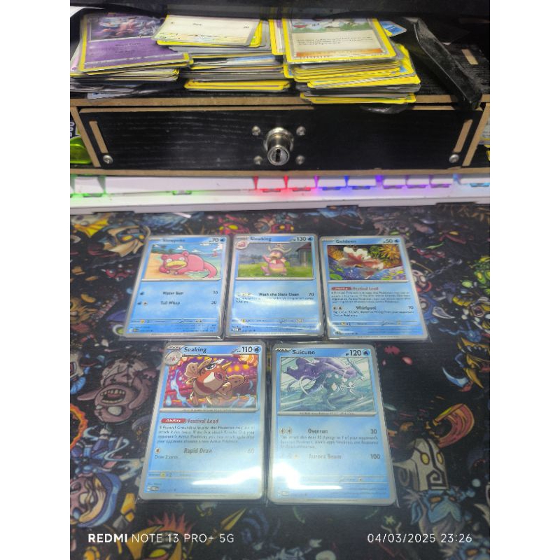 Pokemon TCG Prismatic Evolution Water Type Common/Uncommon/Reverse ...