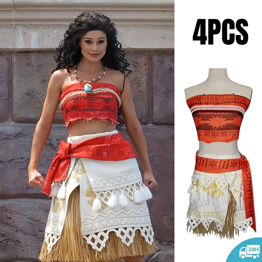 TIPO MAUI VAIANA Costume Carnevale Parrucca Cosplay Maui 322802959247 - Foto 6