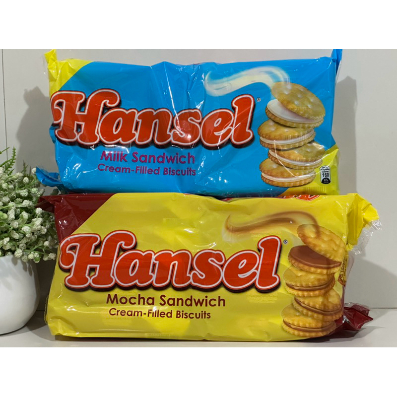 HANSEL MILK / MOCHA SANDWICH CREAM FILLED BISCUITS 10’s | Shopee Malaysia