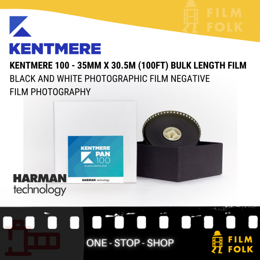 Kentmere Pan By Ilford 100 30 5m Bulk 35mm Camera Film - View #9