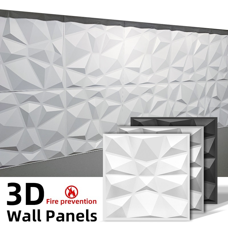 Pvc Wall Panel 3D Wallpaper Wall Design decor diy Home Living Room ...