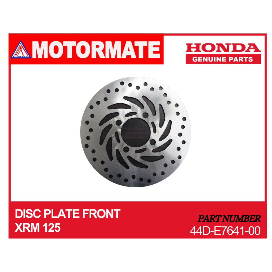 HONDA Brake disc Front XRM 125/Beat FI/CRF250/Click150 (Brake System ...