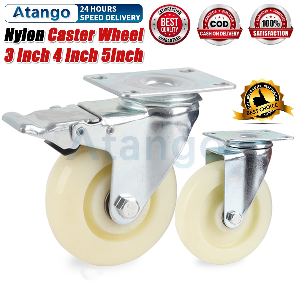 M10 M12 Threaded Stem Swivel Caster Wheels 4
