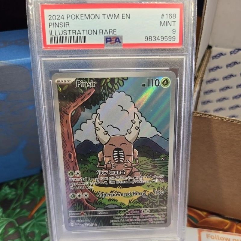 Pokemon Carta Collezionabile – Pinsir 168/167 – Twilight Masquerade – Illustrazione Rara Alternativa Full Art