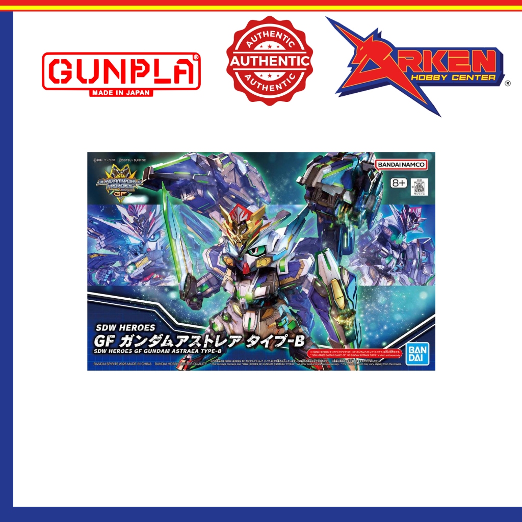 MÔ HÌNH LẮP RÁP SDW HEROES GF GUNDAM ASTRAEA TYPE-F CHÍNH HÃNG