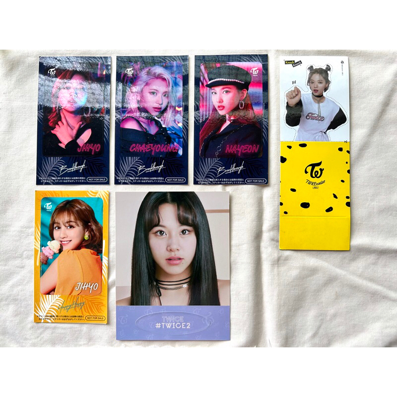 Official TWICE Breakthrough Happy Happy TWICE2 Japan Album Stickers ...