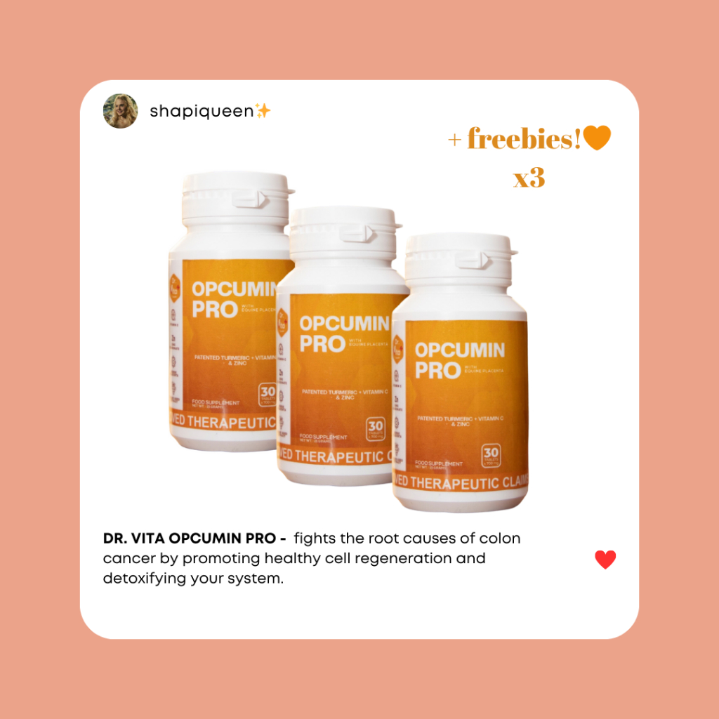 Dr. Vita Opcumin Pro with Equine Placenta with Turmeric + Vitamin C ...