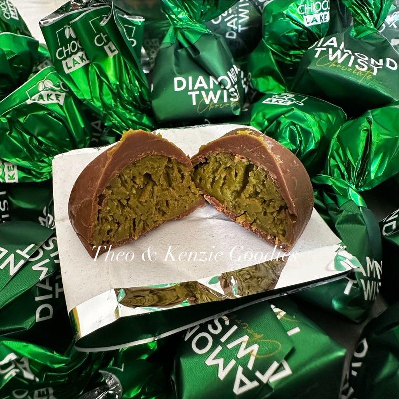 ChocoLake Diamond Twist Kunafa Pistachio Chocolate (450G